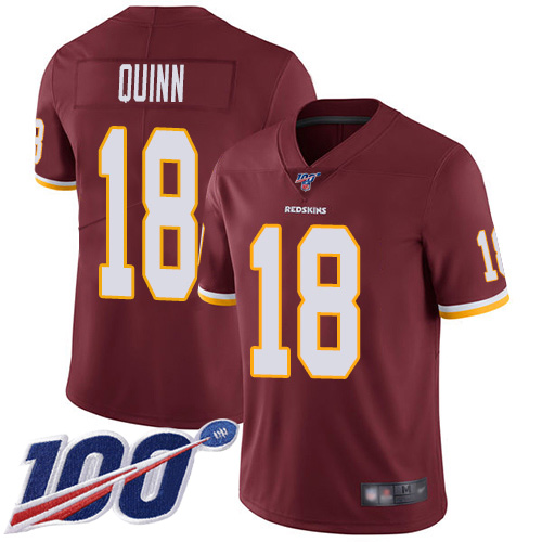 Washington Redskins Limited Burgundy Red Men Trey Quinn Home Jersey NFL Football #18 100th Season->women nfl jersey->Women Jersey